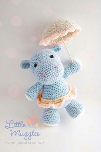 amigurumi HIPPO crochet pattern