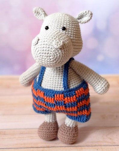 amigurumi HIPPO crochet pattern