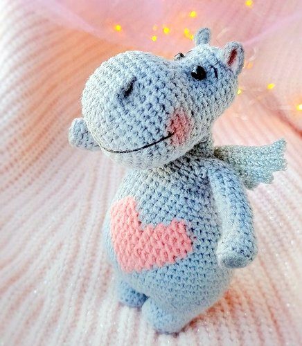 amigurumi HIPPO crochet pattern