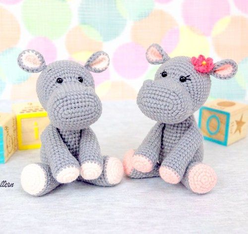 amigurumi HIPPO crochet pattern