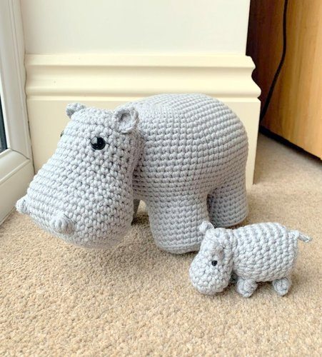 amigurumi HIPPO crochet pattern