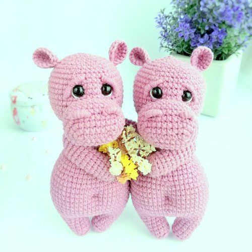 amigurumi HIPPO crochet pattern