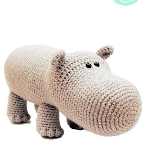 amigurumi HIPPO crochet pattern