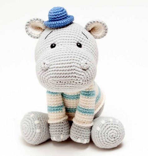 amigurumi HIPPO crochet pattern