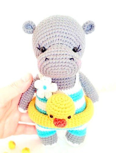 amigurumi HIPPO crochet pattern