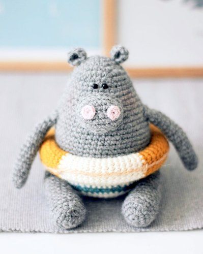 amigurumi HIPPO crochet pattern