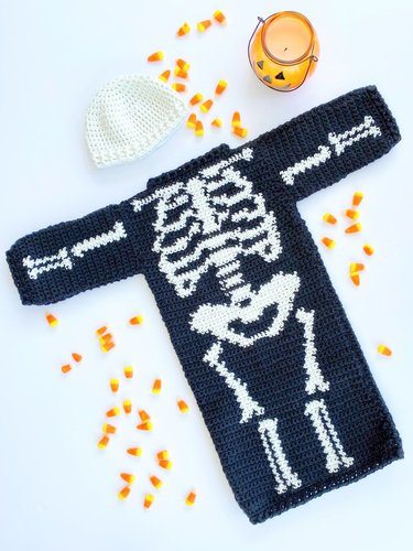 HALLOWEEN BABY COSTUME crochet pattern