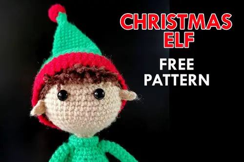 Free Amigurumi Christmas Elf Crochet Pattern!