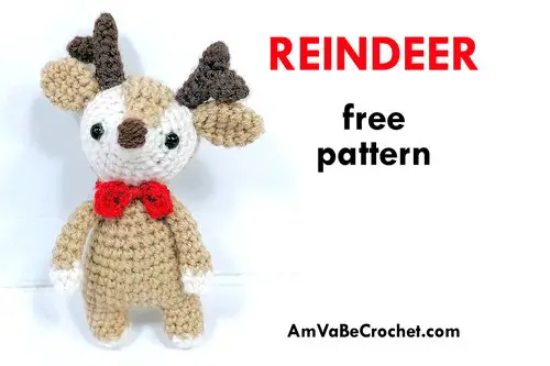 Free Christmas Reindeer Crochet Pattern!