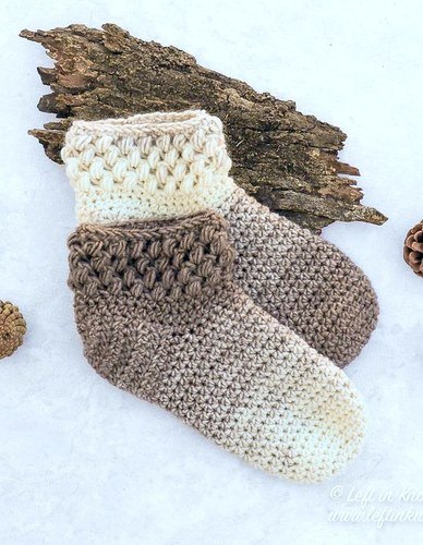 WINTER SOCKS crochet pattern