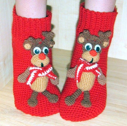 WINTER SOCKS crochet pattern