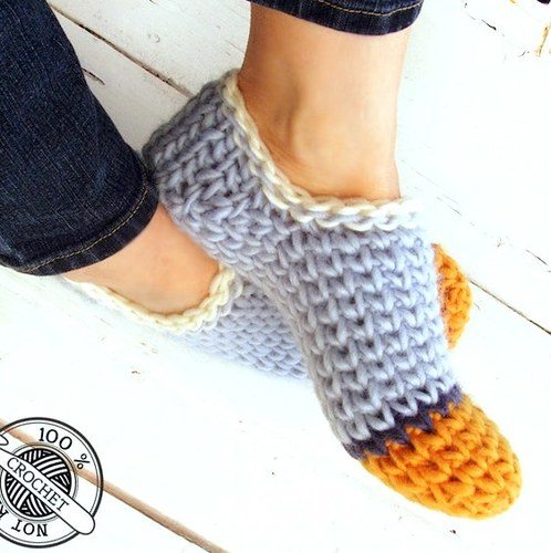 WINTER SOCKS crochet pattern