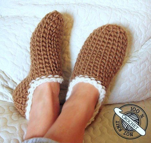 WINTER SOCKS crochet pattern