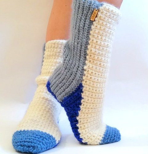 WINTER SOCKS crochet pattern