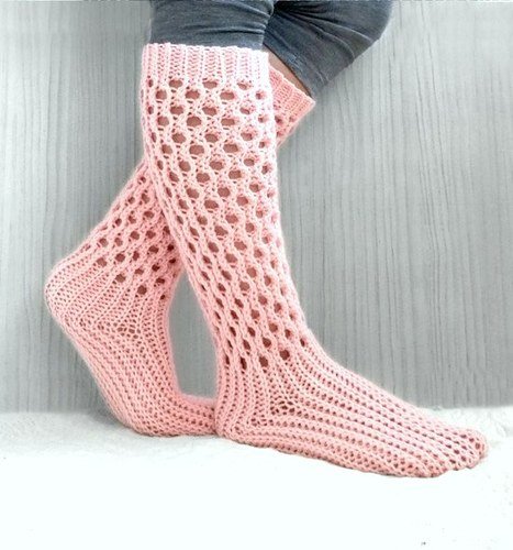 WINTER SOCKS crochet pattern