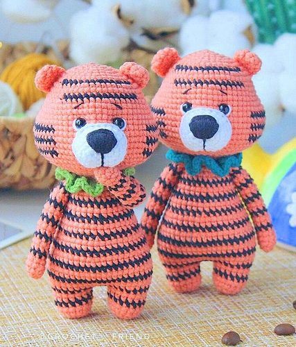 free amigurumi TIGER crochet pattern