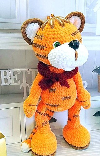 free amigurumi TIGER crochet pattern