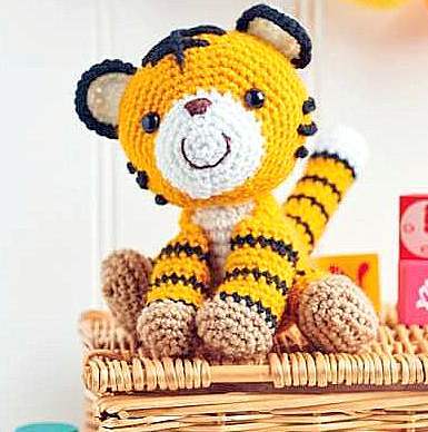 free amigurumi TIGER crochet pattern