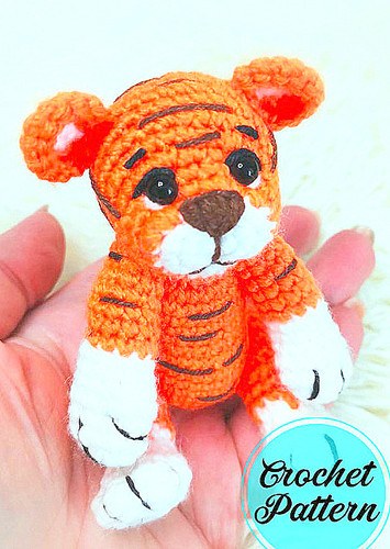 free amigurumi TIGER crochet pattern