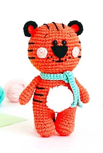 free amigurumi TIGER crochet pattern