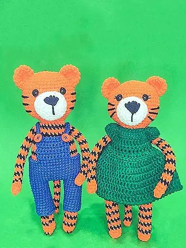 free amigurumi TIGER crochet pattern