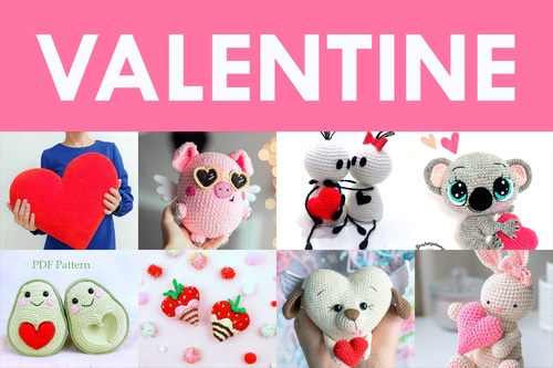Amigurumi Valentine’s Day Crochet Pattern Roundup!