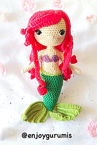 FREE LITTLE MERMAID crochet pattern