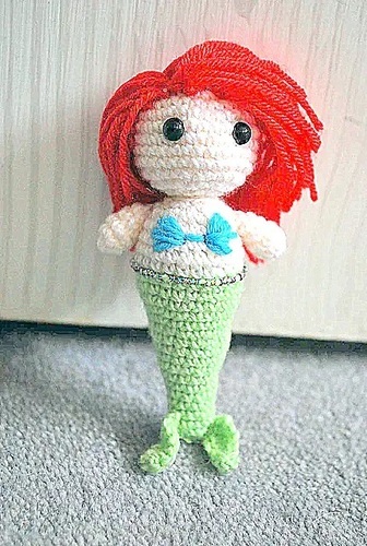 FREE LITTLE MERMAID crochet pattern