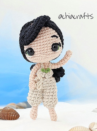 FREE LITTLE MERMAID crochet pattern