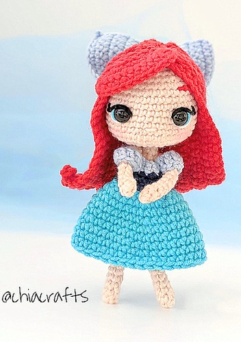 FREE LITTLE MERMAID crochet pattern