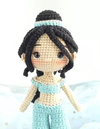Amigurumi Jasmine crochet pattern