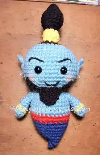 Amigurumi genie crochet pattern