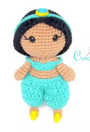 Amigurumi Jasmine crochet pattern