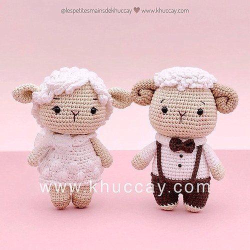 Amigurumi WEDDING CAKE TOPPER crochet pattern