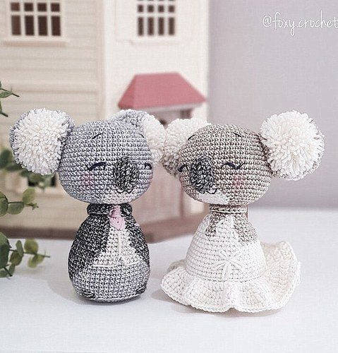 Amigurumi WEDDING CAKE TOPPER crochet pattern