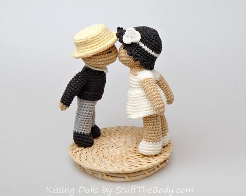 Amigurumi WEDDING CAKE TOPPER crochet pattern