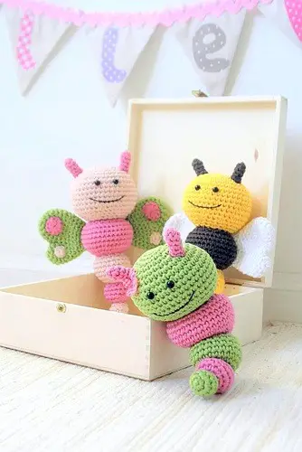 Amigurumi BABY RATTLE crochet pattern