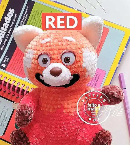 Amigurumi RED PANDA crochet pattern roundup