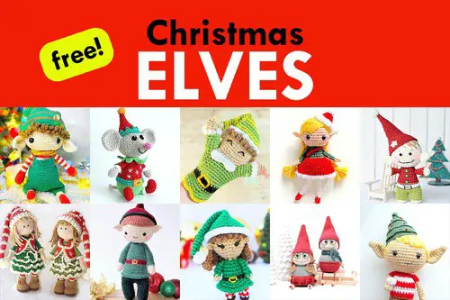 Free Amigurumi Christmas Elf Crochet Pattern Roundup!