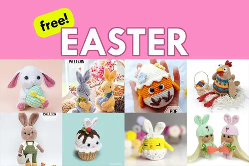 Free Amigurumi Easter Crochet Pattern Roundup!