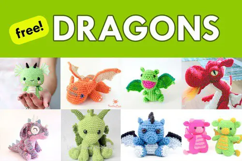 Free Amigurumi Dragon Crochet Pattern Roundup!