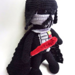 Darth Vader amigurumi, Darth Vader crochet, Darth Vader crochet pattern, Darth Vader free crochet pattern, Star Wars amigurumi, Star Wars crochet, Star Wars crochet pattern, Star Wars free crochet pattern, Darth Vader crochet toy, Star Wars crochet toy, Darth Vader amigurumi doll, Star Wars amigurumi doll