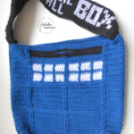 crochet doctor who tardis police box