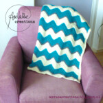 crochet zig zag ripple chevron afghan
