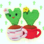 amigurumi heart cactus crochet pattern